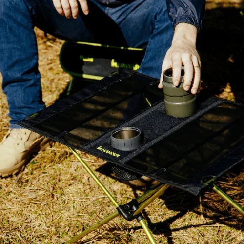 Mesa Camping Dobrável até 30kg Ultraleve