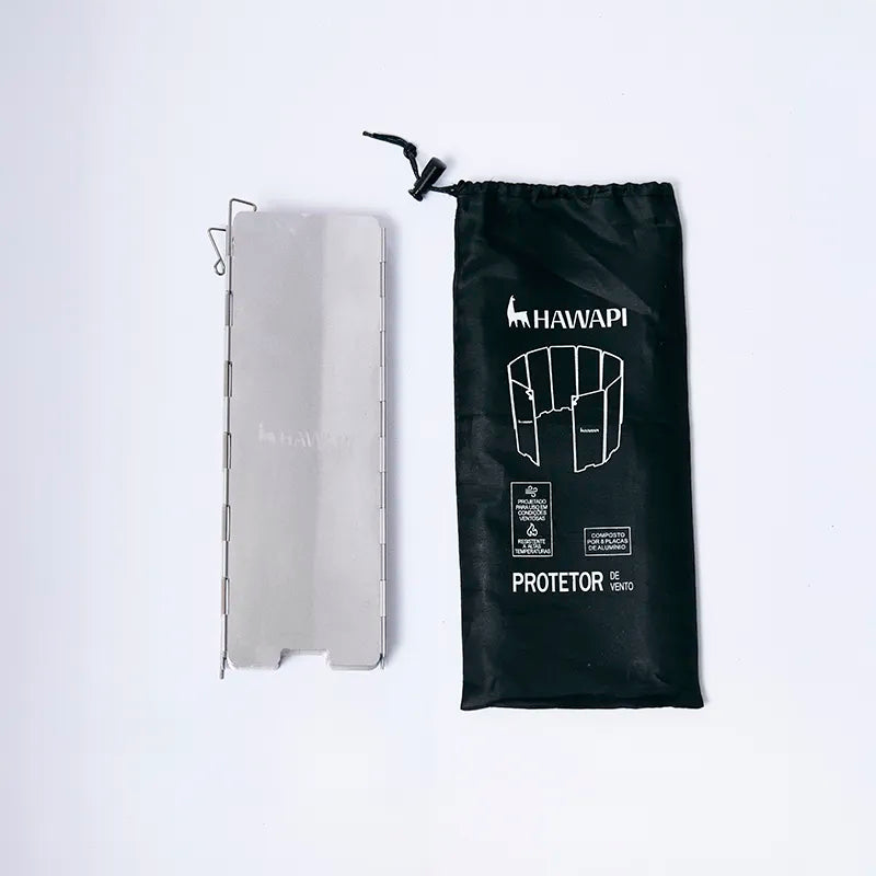 Protetor de Vento 10 Chapas Alumínio Hawapi
